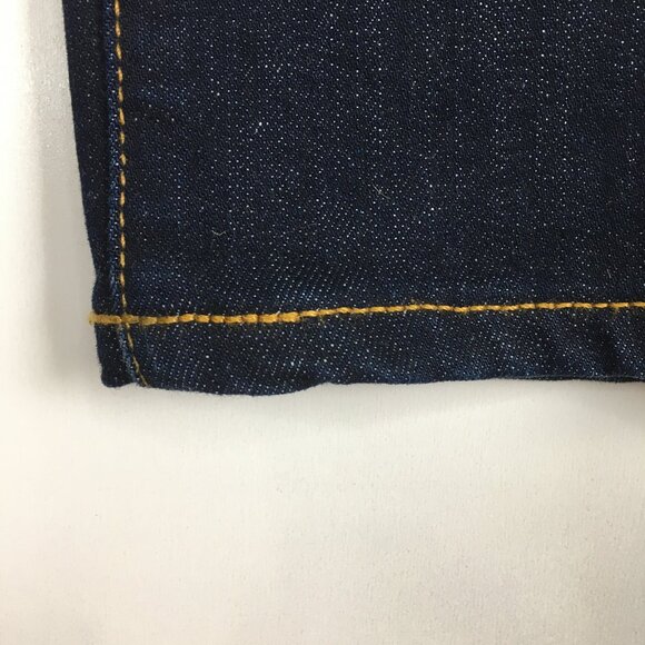 RALEIGH Hand Crafted North Carolina US Dark Wash Straight Leg 5 Pocket Jeans - Picture 13 of 16